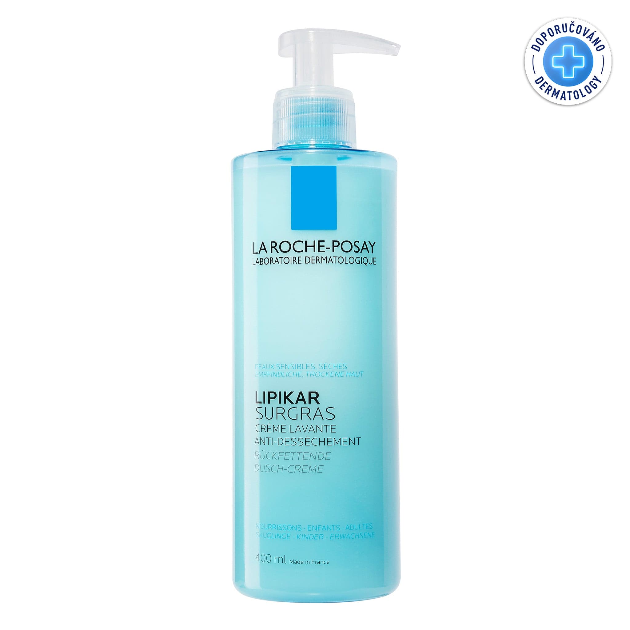 LA ROCHE-POSAY LIPIKAR Surgras mycí gel 400ml