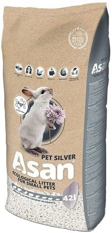Asan Pet Silver podestýlka pro zakrslé králíčky a hlodavce