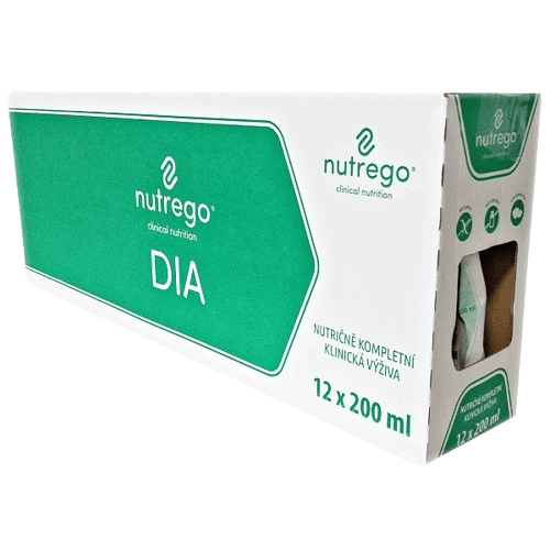 NUTREGO DIA S PŘÍCHUTÍ VANILKA perorální roztok 12X200ML
