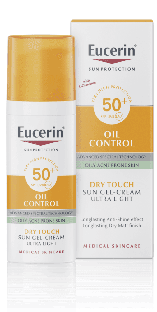 EUCERIN SUN Gel na obl Oil Control SPF50+50ml