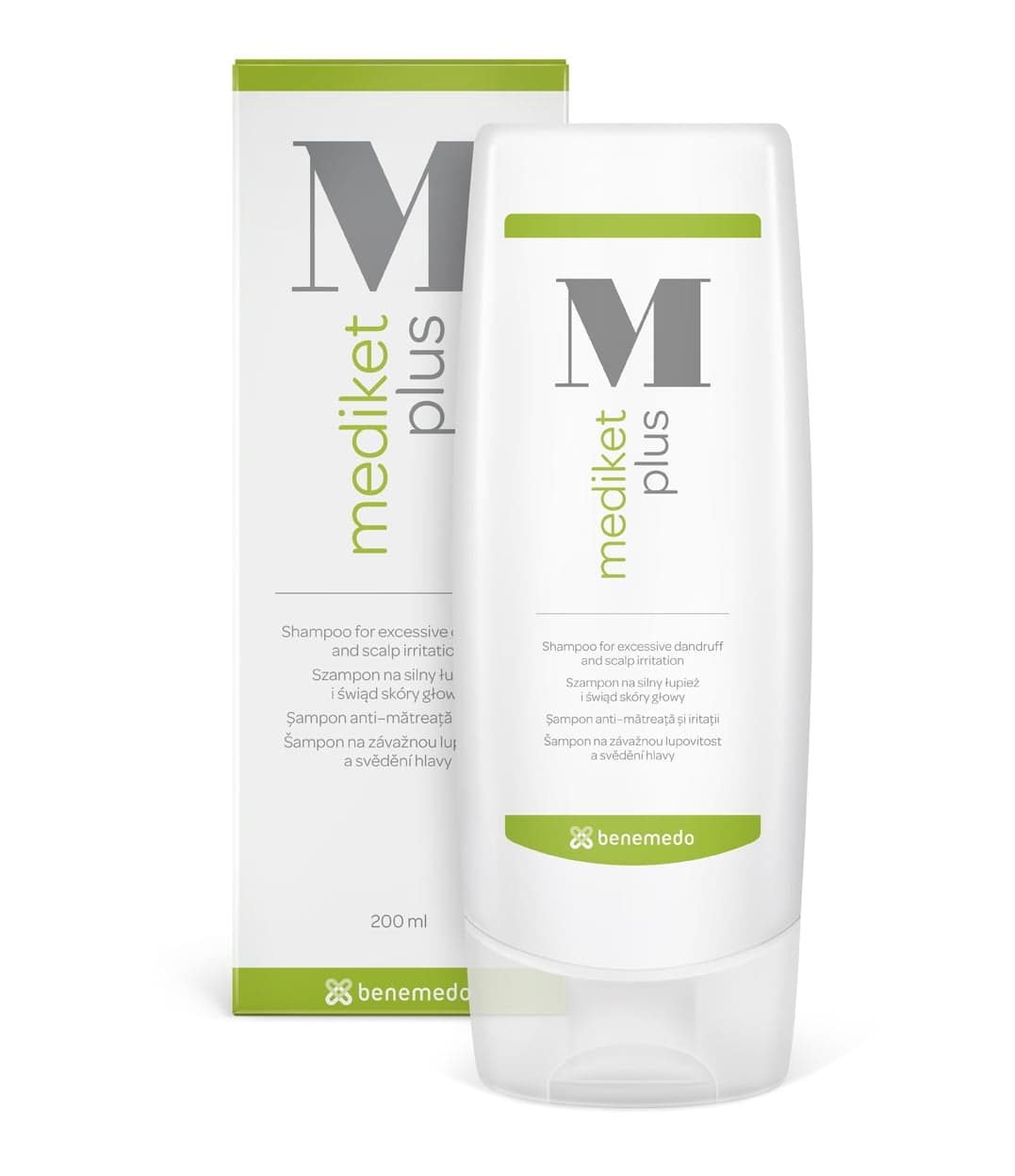 Mediket Plus šampon suché a mastné lupy 200ml