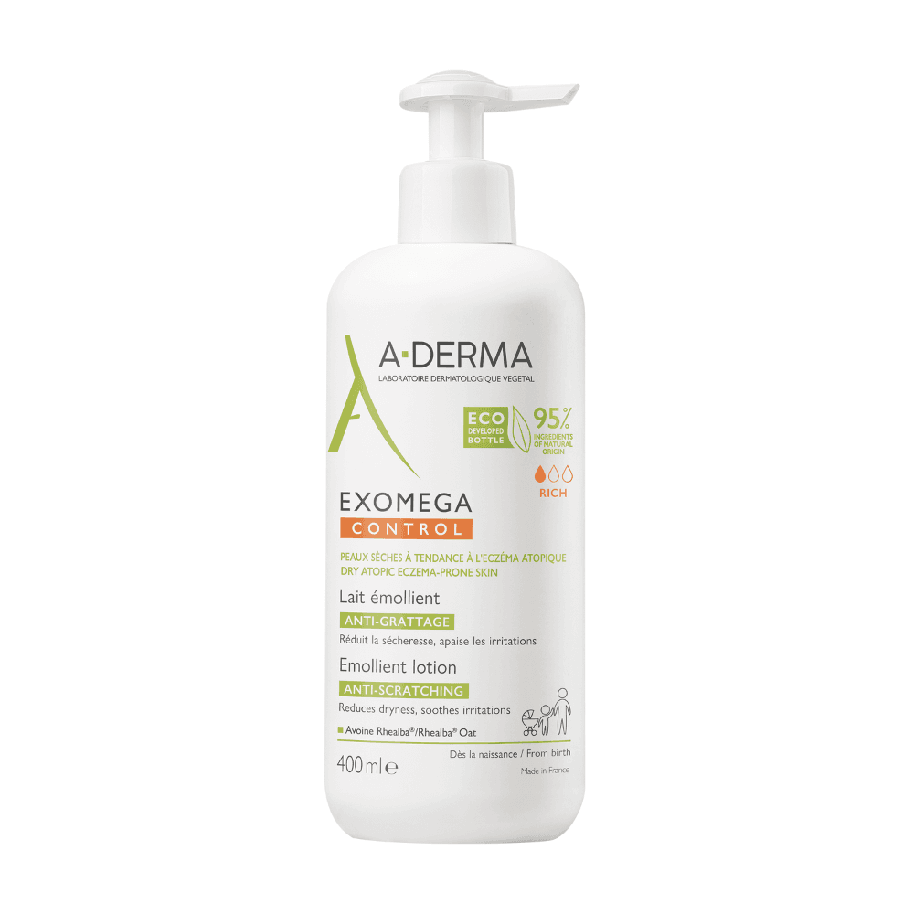 A-DERMA Exomega CONTROL Emolienční mléko 400ml