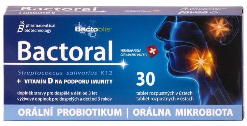 Favea Bactoral+Vitamín D tbl.30