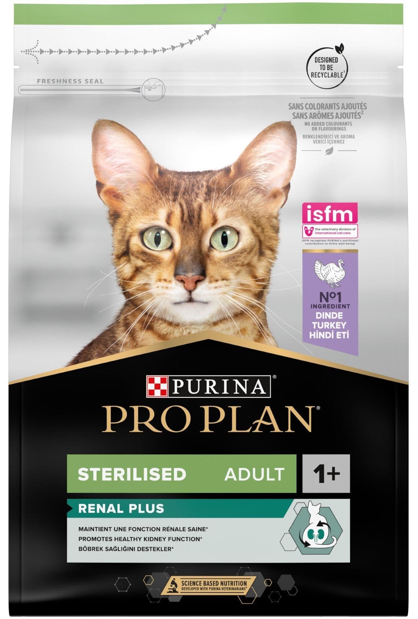 Pro Plan Adult Sterilised Renal Plus krůta granule pro kočky