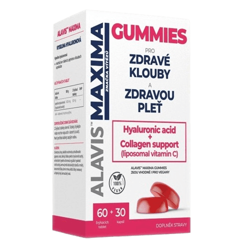 ALAVIS MAXIMA GUMMIES žvýk.tbl.60 + cps.30 vit. C