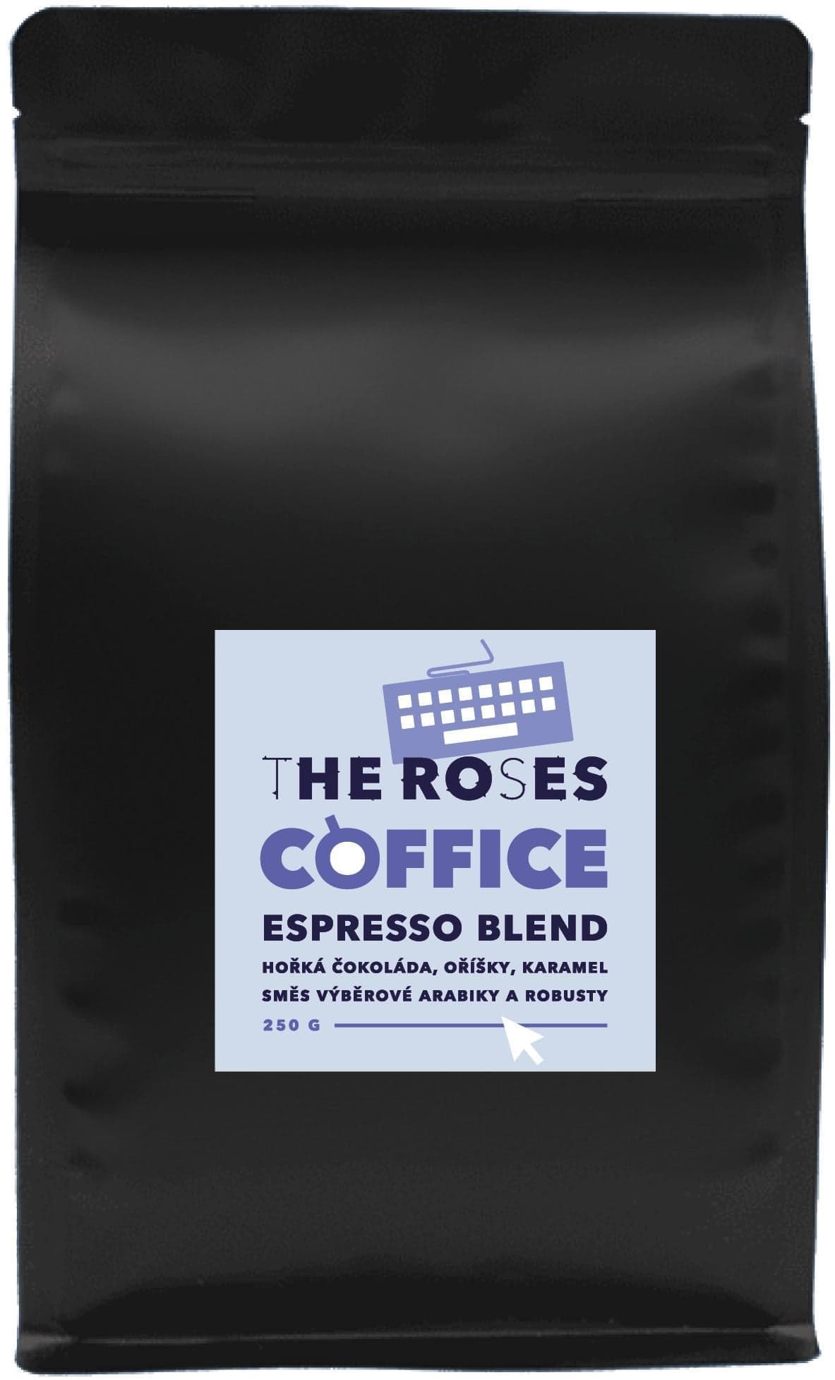 The Roses Coffice Espresso Blend zrnková káva