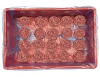 Hovězí burger pepř a sůl volně ložený 11 cm chlaz. 20 x 180 g vlastní výroba