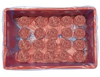 Hovězí burger pepř a sůl volně ložený 3 mm chlaz. 20 x 140 g vlastní výroba