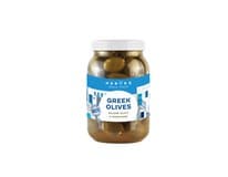 HERMES Olivy zelené s mandlí (pevný podíl 600 g) chlaz. 950 g