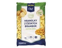 METRO Chef Hranolky s českých brambor mraž. 2,5 kg