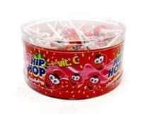 Hip Hop lízátka jahodová 50 x 8 g