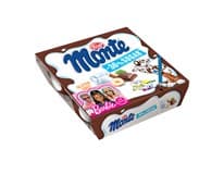 Zott Monte Mléčný dezert čokoládový s lískovými oříšky (-30% cukru) 4 x 55 g