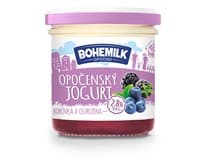 BOHEMILK Opočenský jogurt borůvka/ostružina 2,8 % tuku chlaz. 10 x 150 g
