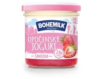 BOHEMILK Opočenský jogurt jahoda 2,8 % tuku chlaz. 10 x 150 g