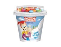 Danone Kostíci Sladkáči Jogurt sladký bílý a čokoládové dražé chlaz. 10 x 109 g