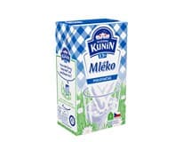 MLÉKÁRNA KUNÍN Mléko polotučné 1,5 % trvanlivé 12 x 1 l