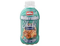 Müllermilch Shake mléčný nápoj MIX II (slaný karamel, banán, vanilka) chlaz. 400 g