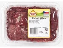 Kuřecí játra chlaz. váž. cca 600 g