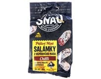 KOSTELECKÉ UZENINY Snaq Salámek mini chilli chlaz. 60 g