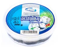 VIA MARIS Sleďové prstýnky s cibulkou chlaz. (pevný podíl 150 g) 200 g