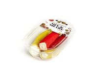 Feferonky se sýrem v oleji (pevní podíl 130 g) chlaz. 150 g