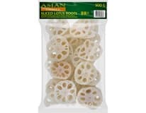 Lotosový kořen plátky mraž. 500 g