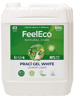 FeelEco Prací gel White 5l