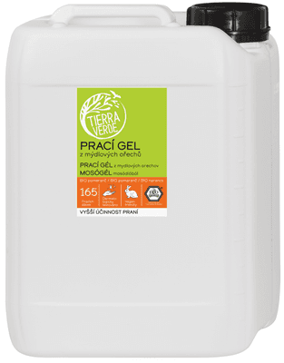 Tierra Verde Prací gel z mýdlových ořechů s BIO pomerančovou silicí 5l