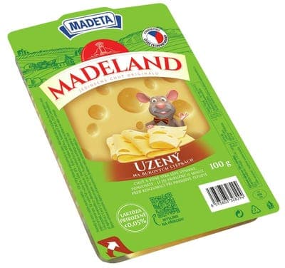 Madeta Madeland uzený sýr  44% holandského typu