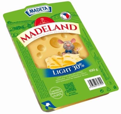 Madeta Madeland Light 30% sýr holandského typu