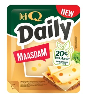 Deli Q Daily Holandský Maasdam plátky