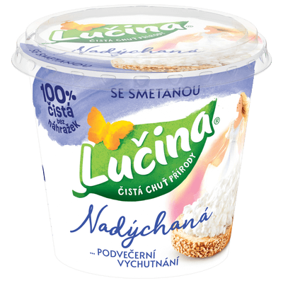 Lučina Nadýchaná se smetanou