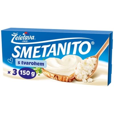 Smetanito S tvarohem 3 ks