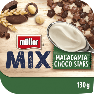 Müller MIX jogurt s čokoladovými hvězdami (4,4%)