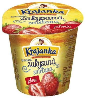 Krajanka Jahodová zakysaná smetana