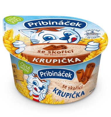 Pribináček Krupička se skořicí