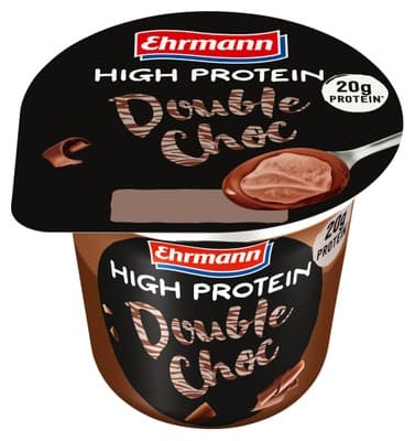 Ehrmann High Protein Pudding & Topping Double Choc