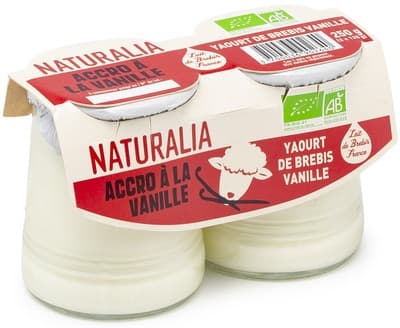 Naturalia BIO Ovčí jogurt s vanilko, 2x125g