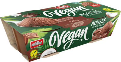 Müller Vegan Mousse Chocolate 2x70g