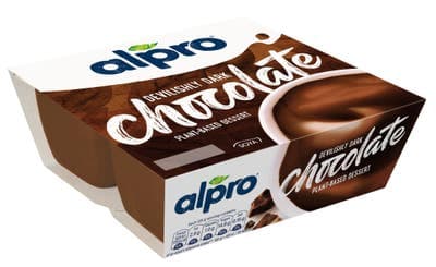 Alpro Sójový dezert s příchutí hořké čokolády 4x125g