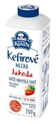 Mlékárna Kunín Kefírové mléko Jahoda