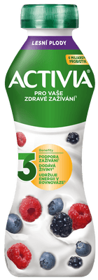 Activia Probiotický jogurtový nápoj lesní plody