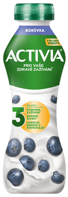 Activia Probiotický jogurtový nápoj borůvka
