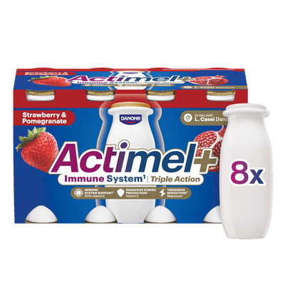 Actimel Triple Action Jahoda - Granátové jablko