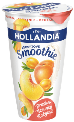 Hollandia Jogurtové smoothie broskev, meruňka, rakytník
