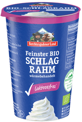 Berchtesgadener Land BIO Smetana ke šlehání bez laktózy