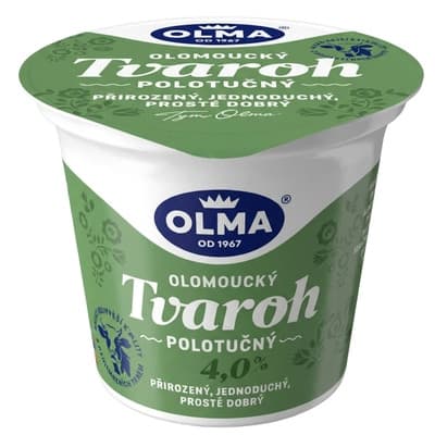 Olma Olomoucký tvaroh polotučný 4%