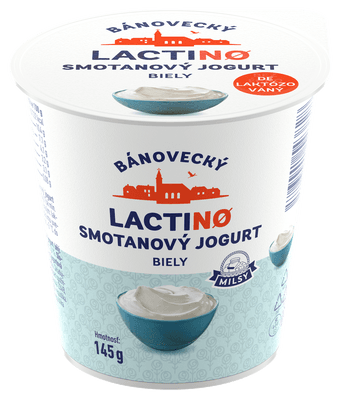 Milsy Lactino Bánovecký smetanový jogurt bílý bez laktózy