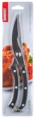Banquet Nůžky na drůbež CULINARIA 25,5cm, černé rukojeti