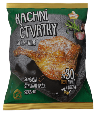 Vodňanská kachna Kachní čtvrtky pečené Sous-vide